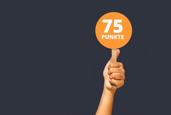 Alumniscore 75 Punkte