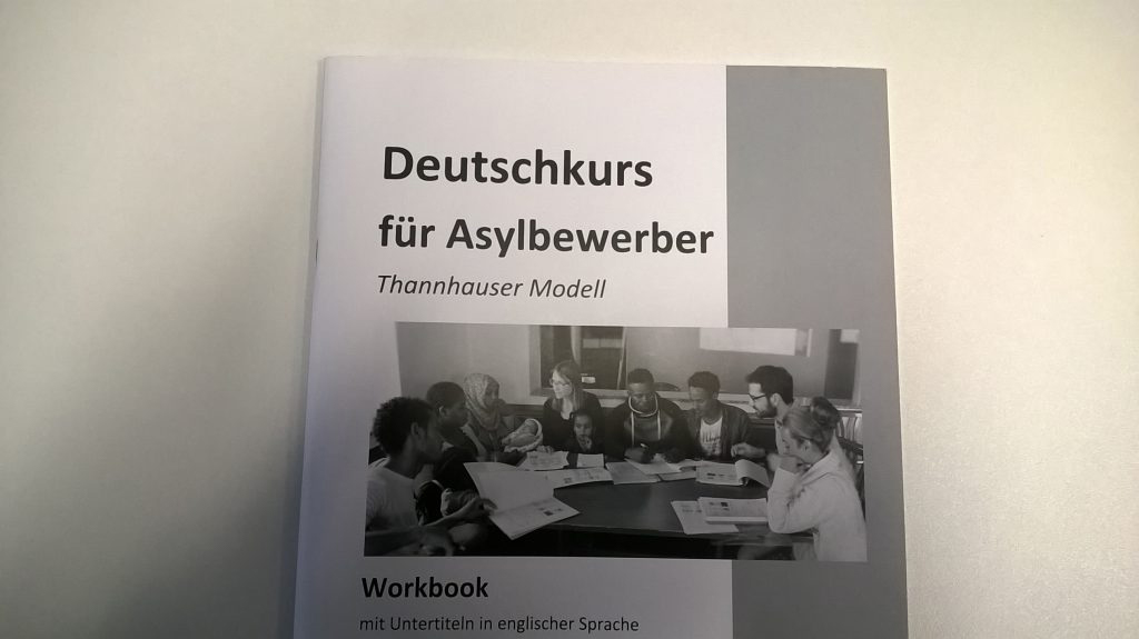 Hefte für den Deutschkurs von Asylbewerber